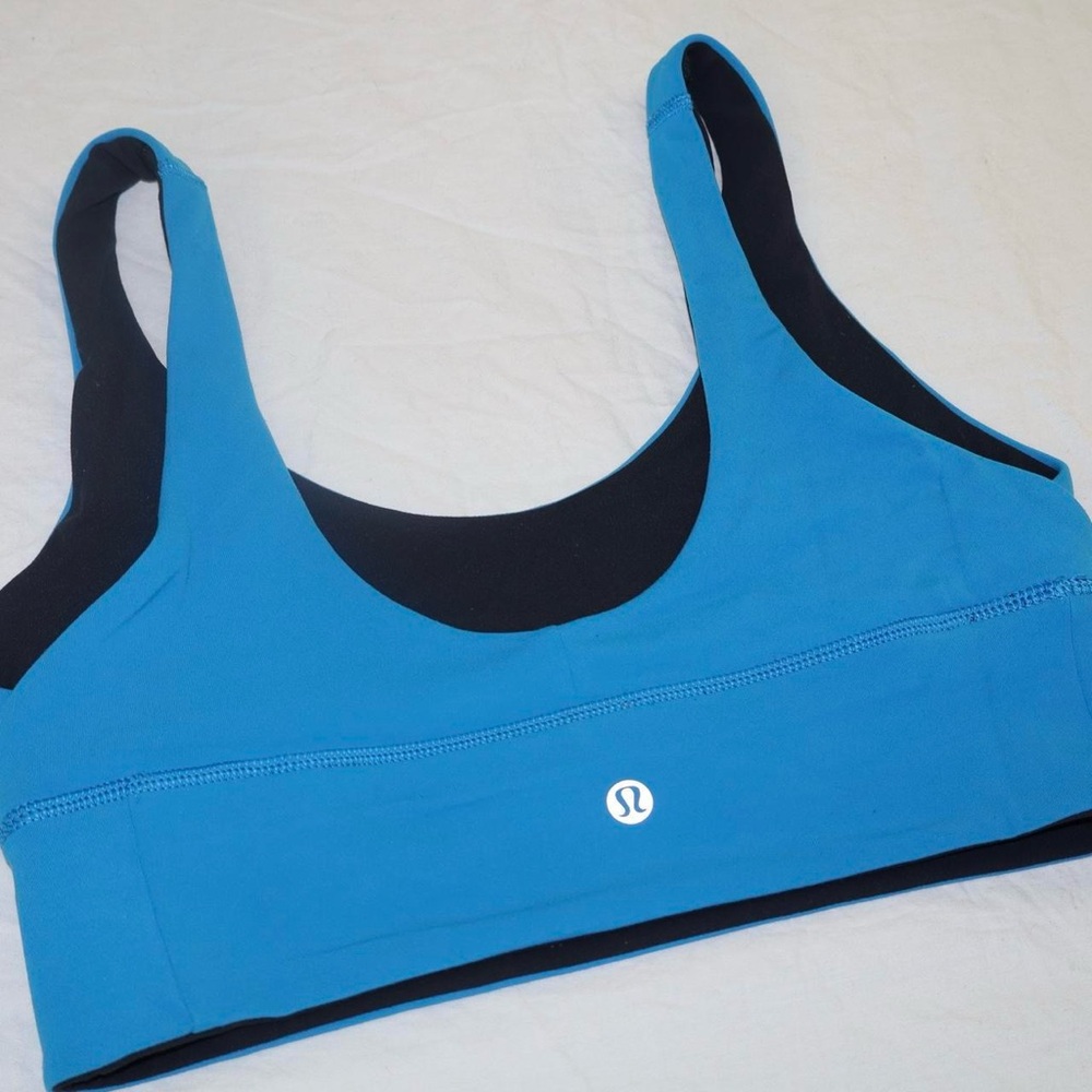 lululemon athletica Blue reversible align Sports Bra